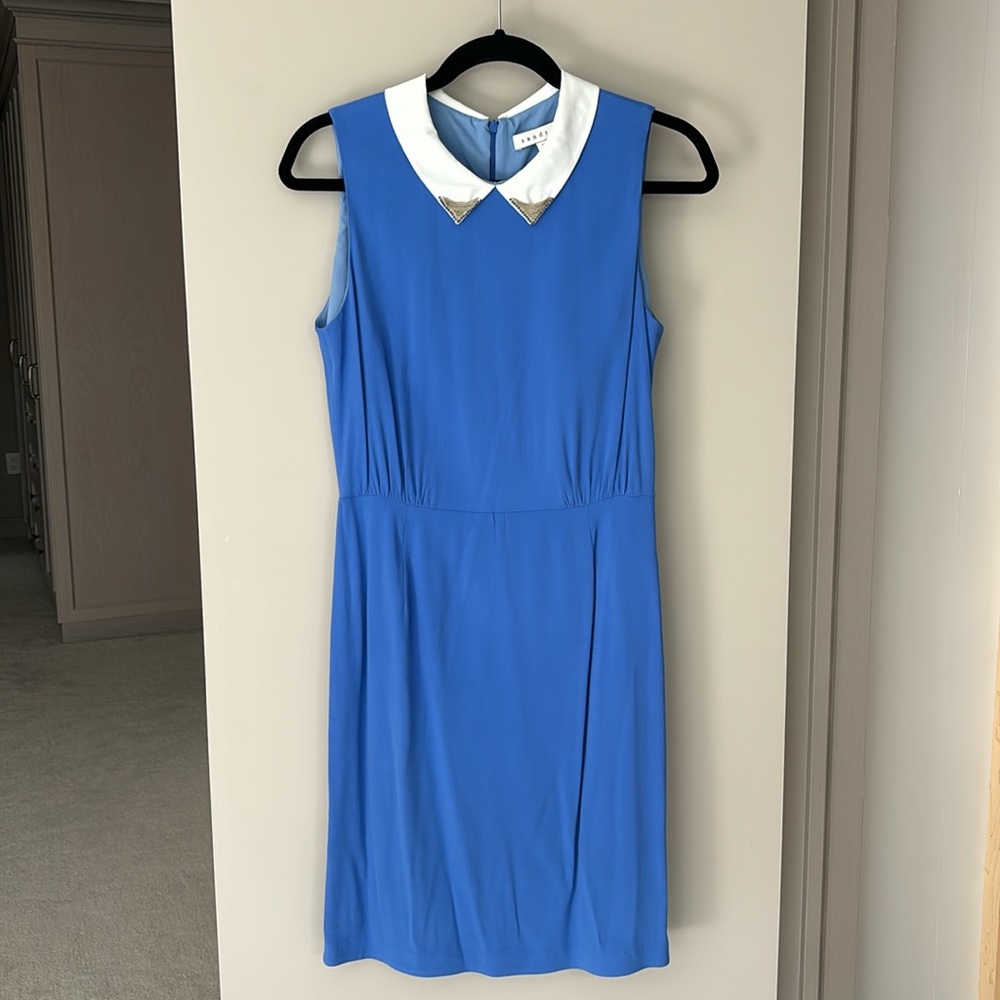 Sandro Beaded Collar Dress, Size 1